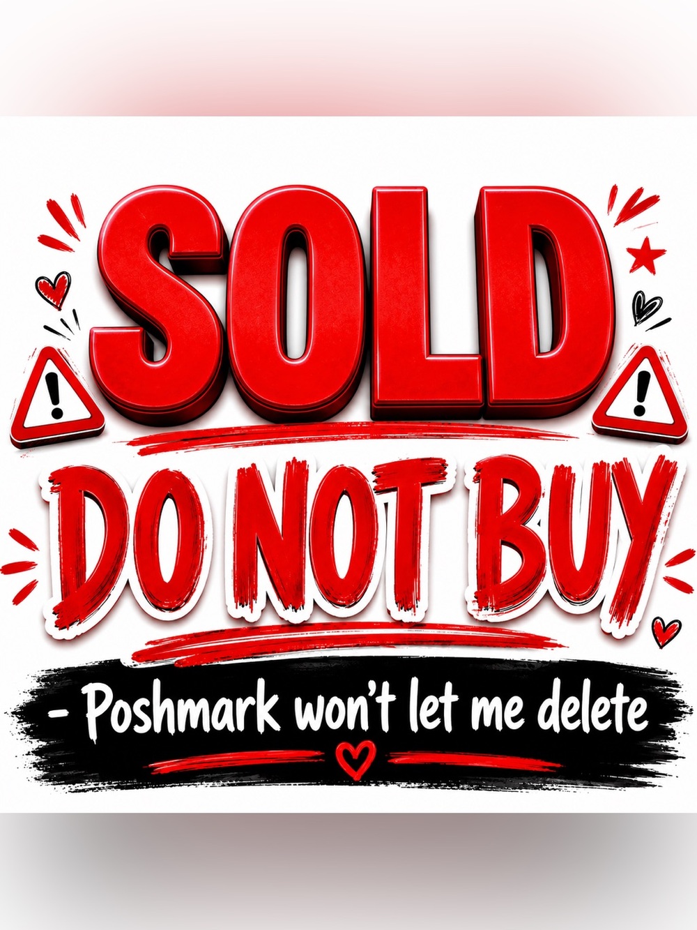 SOLD DO NOT BUY